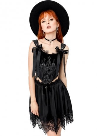 Restyle Sacred Rituals Velvet Corset Top