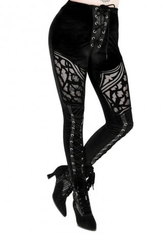 Restyle Sanctuary Lace-Up Leggings