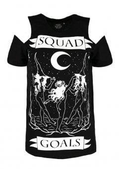 Squad Goals Cold Shoulder T-Shirt