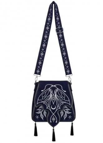 Restyle Stardust Faux Suede Shoulder Bag