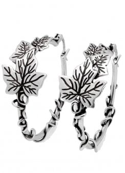 Tangled Vines Hoop Earrings