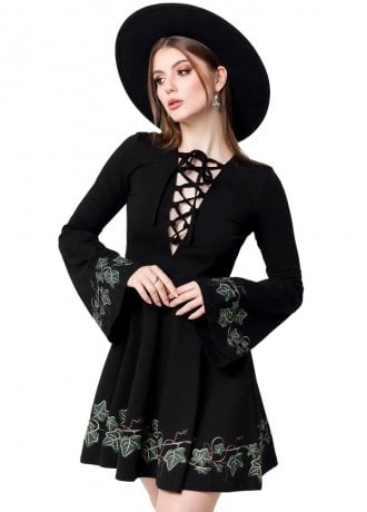Restyle Tangled Vines Mini Dress