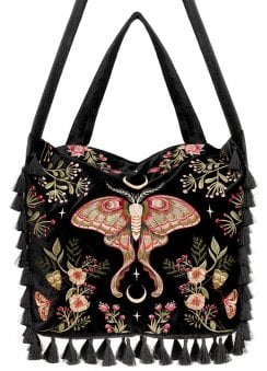 Wilderwood Embroidered Velvet Bag