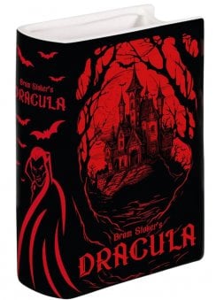 Dracula Book Ceramic Vase