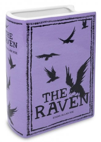 Steelmill & Co The Raven Ceramic Book Vase