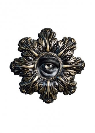 The Blackened Teeth Horace Baroque Eye Wall Plaque