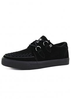 Creeper Sneaker Black Suede