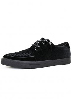 Creeper Sneaker Black Velvet