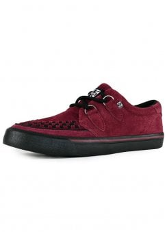 Creeper Sneaker Burgundy Suede