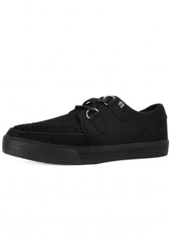 Creeper Sneaker Essential Interlace Black Canvas