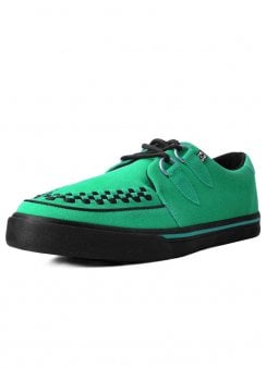 Creeper Sneaker Green Suede