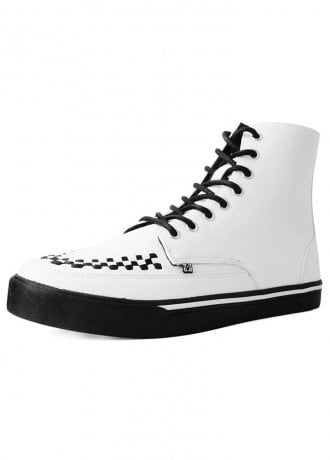 TUK Shoes Creeper Sneaker Hi Top White TUKskin™
