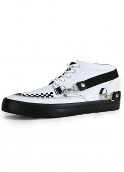 Creeper Sneaker Mid Top White TUKskin™