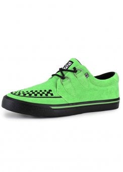 Creeper Sneaker Neon Green Suede