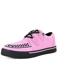 Creeper Sneaker Pink Suede