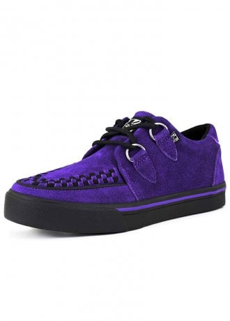 TUK Shoes Creeper Sneaker Purple Suede