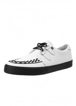 Creeper Sneaker White Leather
