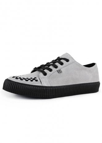 TUK Shoes Ribbed Sole Sneaker Grey Suede