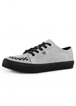 Ribbed Sole Sneaker Grey Suede