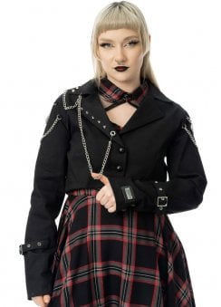 Cerise Cropped Jacket