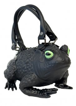 Black Toad Bag With Glow Eyes